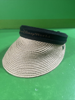 Walt Disney World Sun Visor Mickey Mouse Icon Headband Straw Cap Hat Comfort OS-image