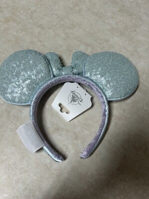Disney Parks Frozen 10th Anniversary Anna & Elsa Ears Headband Adult New Ship-image
