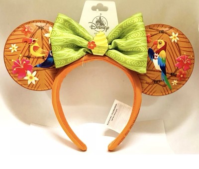 Authentic WDW Disney Park Enchanted Tiki Room Birds Minnie  Ears Dole Whipped-image