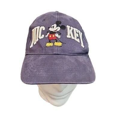 Walt Disney World Mickey Mouse Blue Hat Cap Youth Baseball Cap Embroidered -image