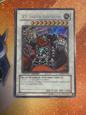 Yu-Gi-Oh! TCG XX-Saber Gottoms 2012 CT06-ENS04 HOLOBLEED MISPRINT-image