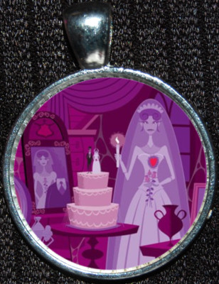 Haunted Mansion Shag Jewelry Murder Bride Ghost Necklace Pendant Disneyland WDW-image