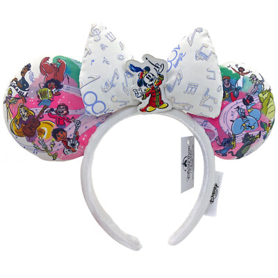 Disney Parks 100 Years Special Moments Music Band Leader Mickey Ears Headband-image