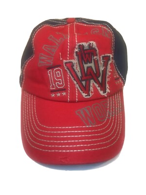 Authentic WALT DISNEY WORLD 1971 Red Blue Baseball Hat Cap Disney Parks Adult-image