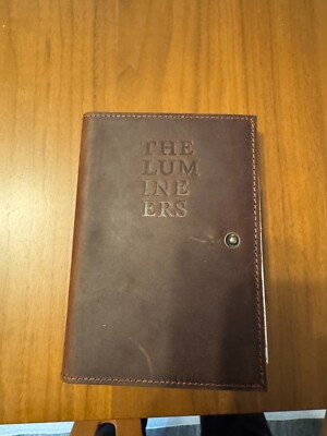 The LUMINEERS Leather bound blank journal Official Merch-image