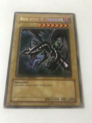 Yu-Gi-Oh! Konami Limited Edition Red-Eyes B. Dragon BPT-005 Secret Rare-image