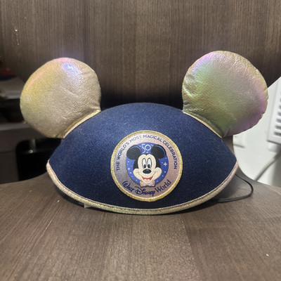 Disney Parks Walt Disney World 50th Anniversary Adult Mickey Mouse Ear Hat-image