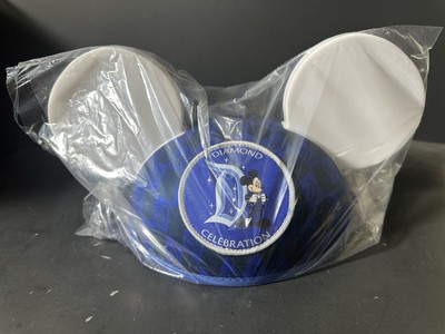 Disneyland Diamond Celebration 60th Anniversary Interactive Light Mickey Ear Hat-image