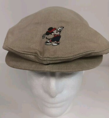 Walt Disney World Golf Newsboy Cap Mickey Mouse Disney Pro Collection Adjust Hat-image