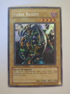 Yu-Gi-Oh! TCG Vorse Raider CT2-EN003 Limited Secret Rare NM-image