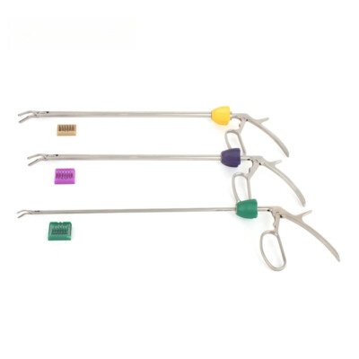 Laparoscopic Plastic Polymer Clips Ligating Applier Surgical Endoscopic Hemolok-image