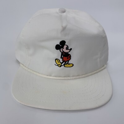 Vintage ‘86 Mickey Mouse Walt Disney World Character Fashions Atlas Hat White-image
