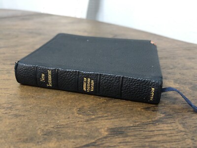 Rare Nelson ASV New Testament Only Bible American Standard Version Leather 353-image