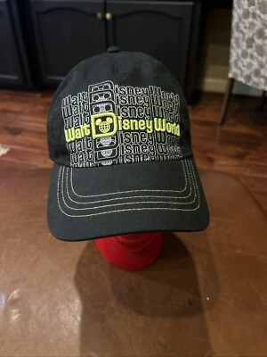 Walt Disney World Stacked Logo Baseball Cap Adults black-image