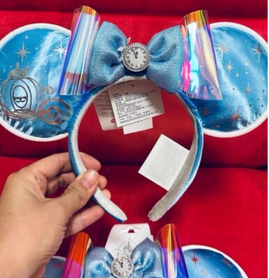DisneyParks 2024 Cinderella Minnie Mouse Mickey Ears Headband Disneyland-image