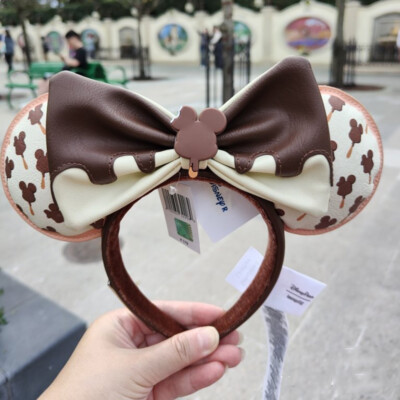 Disney Loungefly Mickey Ice Cream Bar Scented Minnie Mouse Ears Headband-image