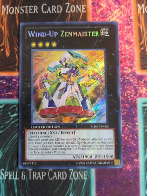 Yu-Gi-Oh! Wind-Up Zenmaister CT08-EN002 Limited Secret Rare NM b2/-image