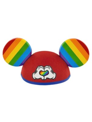 New Rainbow Pride Mickey Ears Hat Disney Parks Disney World Disneyland-image
