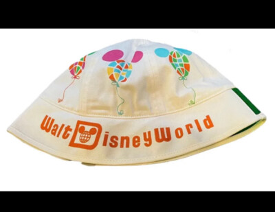 WDW 50th Anniversary Vault Mickey Balloons Bucket Hat Sun Visor Disney World-image