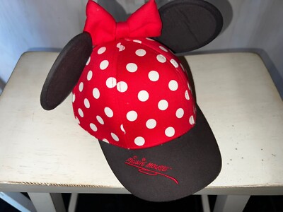 Disney Parks Walt Disney World Vintage Minnie Mouse Polka Dot Hat -image