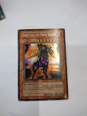 SWIFT GAIA THE FIERCE KNIGHT - NEAR MINT- SECRET RARE- CT1-EN004 - LIM. ED.-image