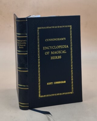 Encyclopedia Of Magical Herbs By Cunningham, Scott [Premium Leather Bound]-image