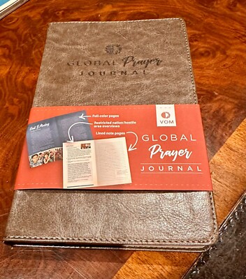 Journal-Global Prayer by Voice of the Martyrs (English) Leather Book New Beauty-image