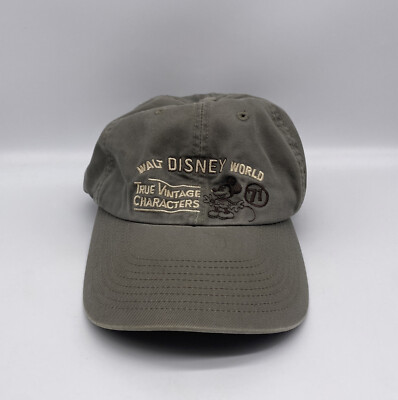 Walt Disney World True Vintage Characters Mickey Mouse 77 Hat Adjustable-image