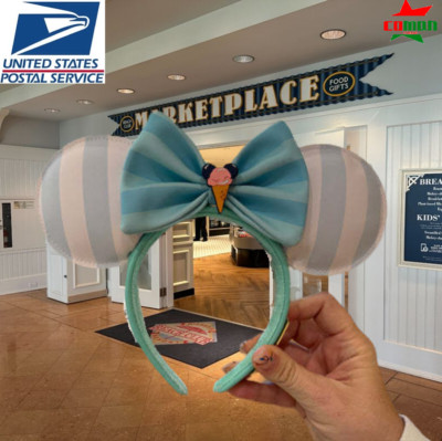 US Ship Loungefly Disney Parks Beach Club Resort Minnie Mouse Ears Headband-image