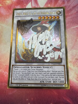 Signed Wayne Grayson Darren Dunstan Joey Pegasus Virgil Rock Star Burning Abyss-image