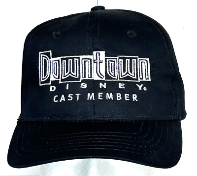 Walt Disney World Hat Downtown Disney Hat Cap One Size Snapback Cast Member VTG-image