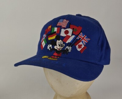 Walt Disney World Epcot Big Logo Blue Snapback Hat Cap Mickey Mouse Adult Disney-image