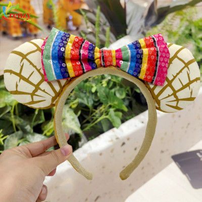 Mexican Pan Dulce Concha Minnie Ears Cute Edition Disney Parks Headband-image