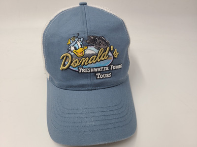 Donald Duck Freshwater Fishing Tours Walt Disney World Mesh Adjustable Hat Cap-image