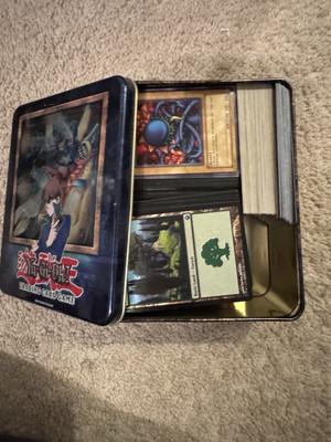 YuGiOh Tin Filled With YuGiOh And Magic Cards-image