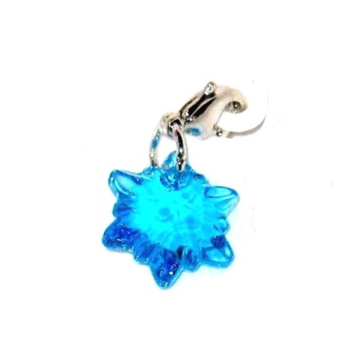 Arribas Disney Park✿ Charm Ice Blue Snowflake✿ Made with Crystals from Swarovski-image