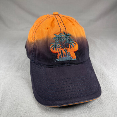 Walt Disney World Hat Men One Size Orange Burst Strapback Cap Embroidered Sunset-image