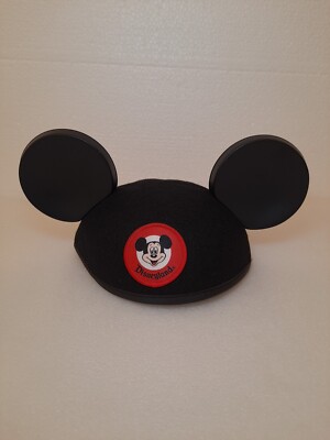 Mickey Mouse Ears Felt with Plastic Ears  Vintage from Walt Disney World (Maria)-image