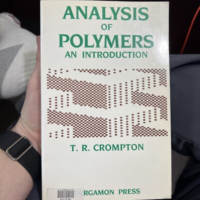 Analysis of Polymers: An Introduction by Crompton, T. R.-image