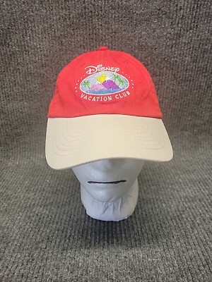 Disney Vacation Club Member Exclusive Hat Walt Disney World Red Adjustable Hat-image