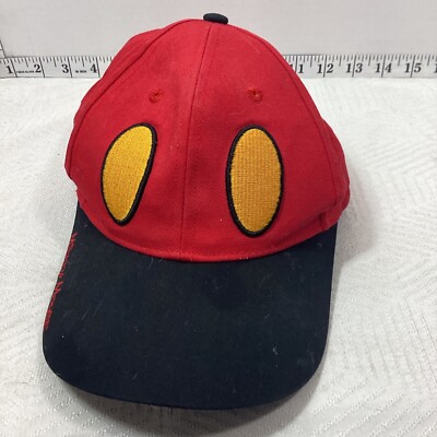 Mickey Mouse Disney Park Hat With Glasses With Adjustable Back-image