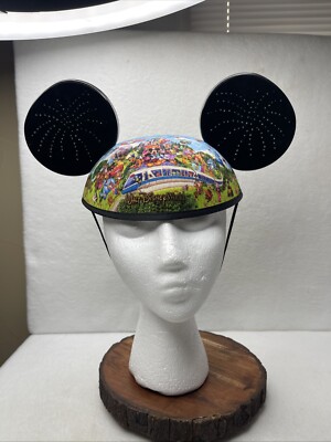 WORKING Disney World Mickey Mouse Ears Storybook Hat Fireworks Light-Up-image