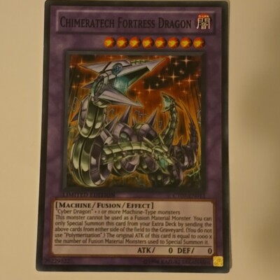Yugioh-Chimeratech Fortress Dragon-Super Rare-Limited Edition-CT07 EN013-image