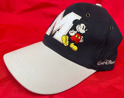 Disney Parks Walt Disney World Mickey Mouse Hat Embroidered Baseball Cap Vintage-image