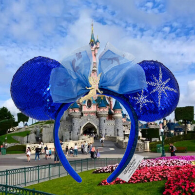 Tinker Bell Rare Edition Blue Main Attraction Ear Disney~Ears Peter Pan~s Flight-image