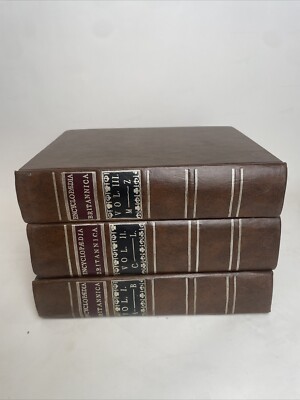 Encyclopedia Britannica First Edition 1771 3 Volume Facsimile Replica Set-image