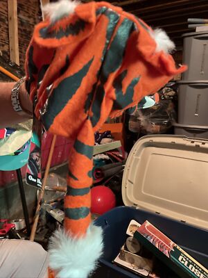Animal Kingdom Tiger Hat w/ Tail Rare Vintage Walt Disney World Opening Weekend-image