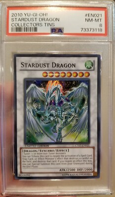 Yu-Gi-Oh! TCG Stardust Dragon 2010 Collectors Tin CT07-EN021 PSA 8-image