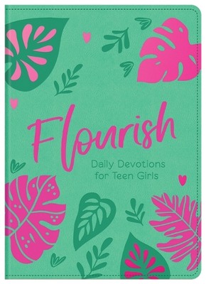 Compiled by Barbou Flourish: Daily Devotions for Tee (Leather Bound) (UK IMPORT)-image