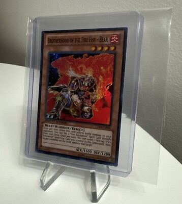 Yugioh! Brotherhood of the Fire Fist - Bear - CT10-EN008 - Super Rare - Limited -image